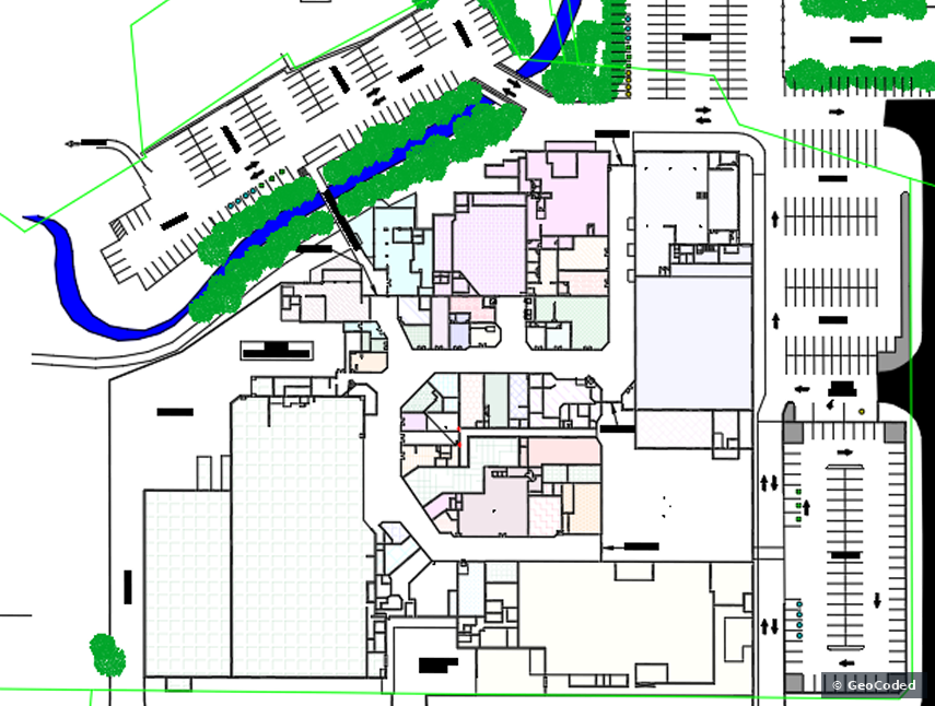 CAD site plan produced from the capture