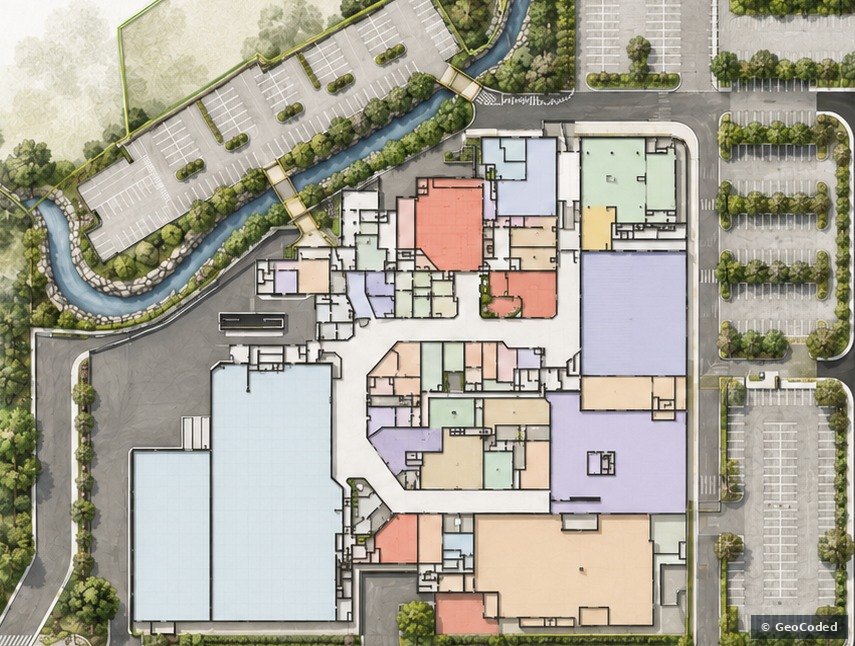 Presentation plan issued from the CAD