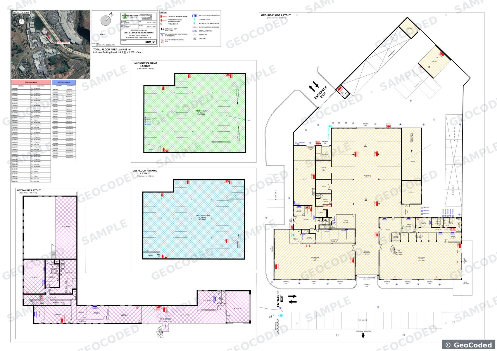 Dealership final floor layout drawing